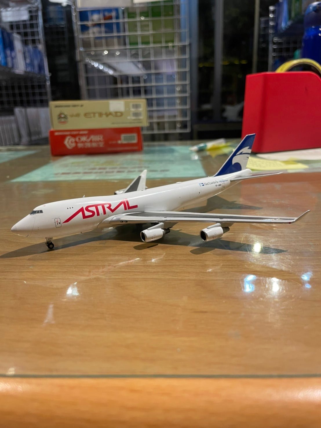 RBF絕版 JC 金屬 1:400 Astral 747-400F SCD  XX4440 *free shipping* 全球免運費