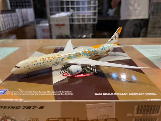 RBF絕版 JC 金屬 1:400 ETIHAD 787-9 CHOOSE ARAB XX4212 *free shipping* 全球免運費