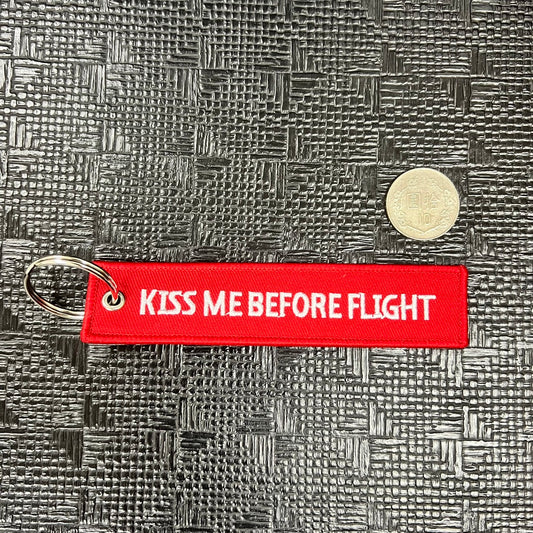 RBF現貨  KISS ME BEFORE FLIGHT KEY RING 鑰匙圈 K-KMBL *free shipping* 全球免運費