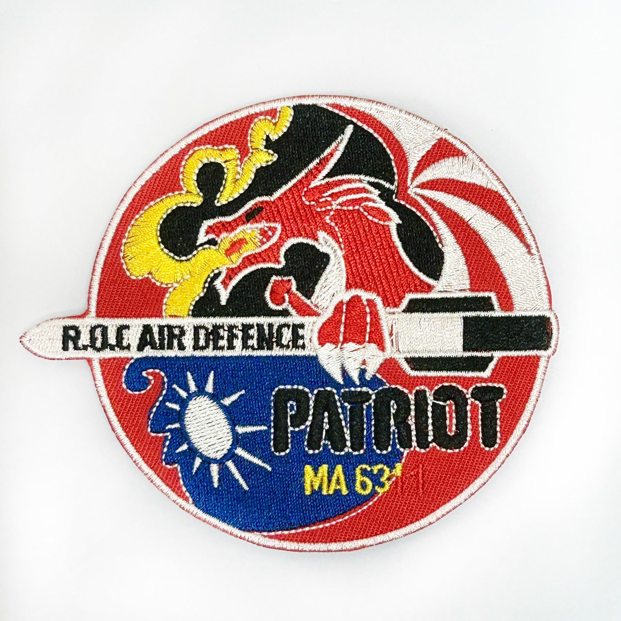 RBF現貨  ROC PATRIOT PATCH 10CM 臂章 ARM-RADPM6 *free shipping* 全球免運費