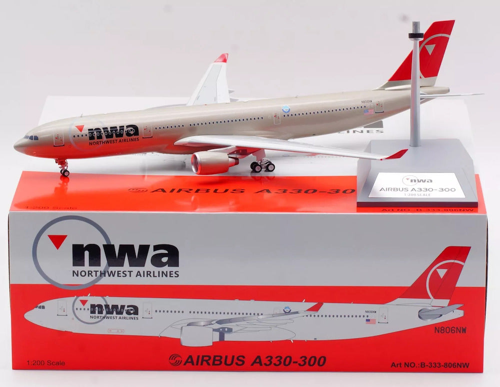 RBF現貨 IF 金屬 1:200 Northwest A330-323 N806NW B-333-806NW *free shipping* 全球免運費