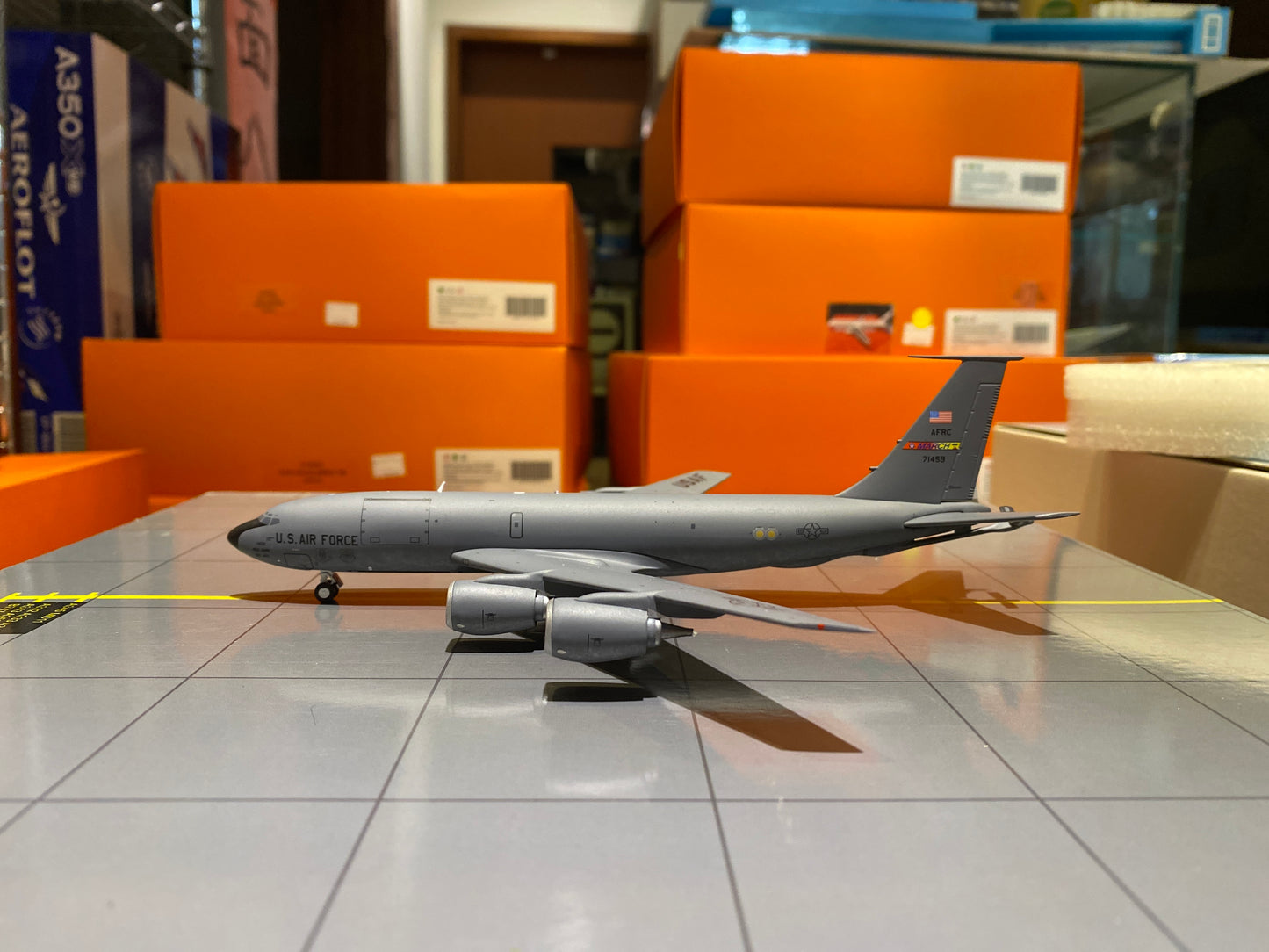 RBF絕版 GJ 金屬 U.S. AIR FORCE March ARB KC-135R G2AFO887 *free shipping* 全球免運費