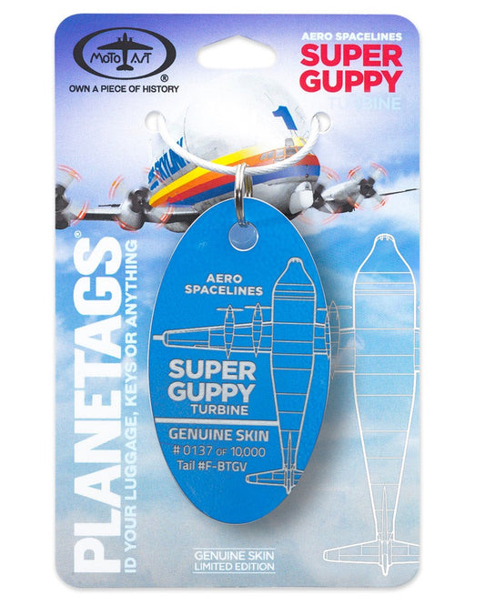 RBF絕版   PLANETAG Super Guppy F-BTGV Blue 80774862295 *free shipping* 全球免運費