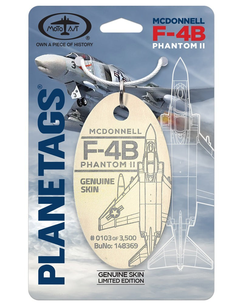 RBF絕版 PLANETAGS F-4B PHANTOM II 148369 670087939175 *free shipping* 全球免運費