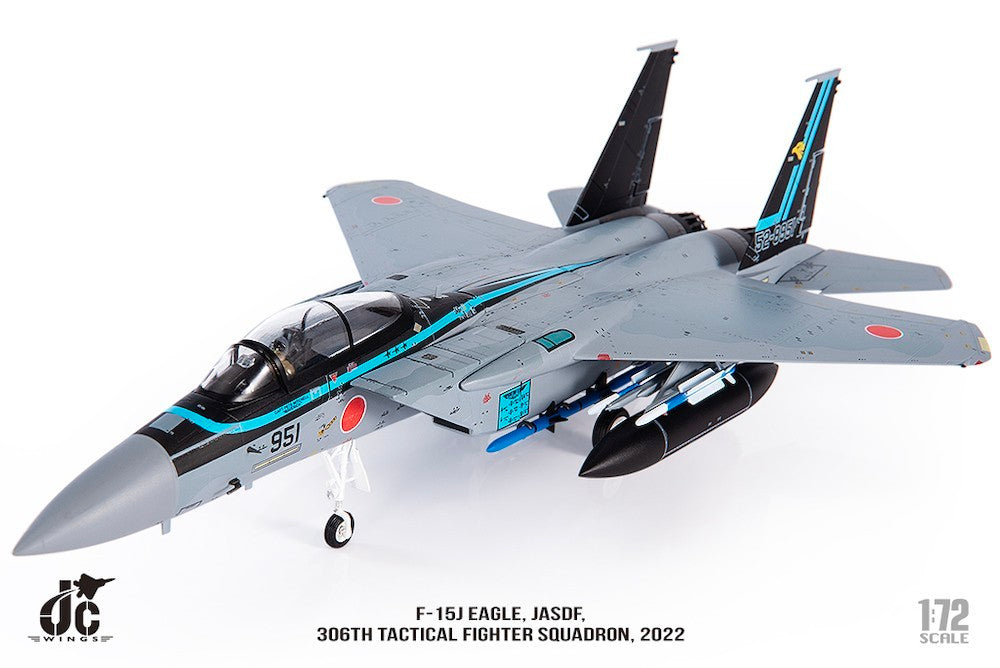 RBF現貨 JC 金屬 1:72 F-15J JASDF 306TH "TOP GUN" JCW-72-F15-022 *free shipping* 全球免運費