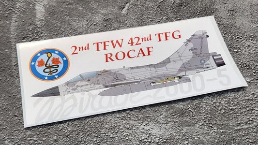 RBF絕版  ROCAF Mirage 2000 Sticker 貼紙 S30-M2K *free shipping* 全球免運費