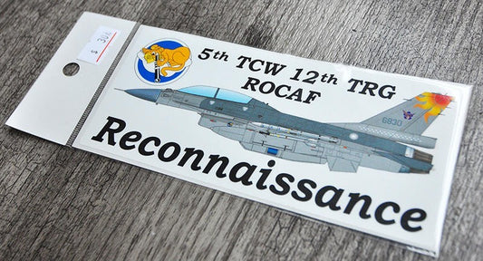 RBF現貨  12TH TFG F-16 PVC sticker 貼紙 S30-6830 *free shipping* 全球免運費