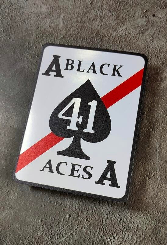 RBF現貨  VFA-41 Phoenix sticker TOP GUN 黑桃王牌 S50-1 *free shipping* 全球免運費