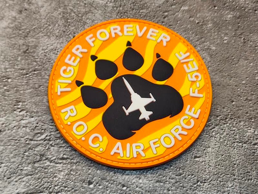 RBF絕版  ROCAF F-5E F PVC PATCH 軟膠夜光 ARM280-F5 *free shipping* 全球免運費