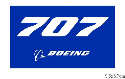 RBF現貨  BOEING 707 9.5X5.7CM STICKER 貼紙 S-B707 *free shipping* 全球免運費