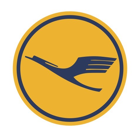 RBF現貨  LUFTHANSA 7CM STICKER 貼紙 S-C-LH *free shipping* 全球免運費
