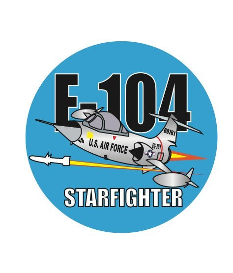 RBF現貨  F-104 7CM STICKER 貼紙 S-C-F104 *free shipping* 全球免運費