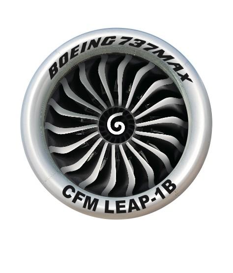 RBF現貨  737 LEAP-1B 10CM STICKER 貼紙 S-C-737LEAP1B *free shipping* 全球免運費