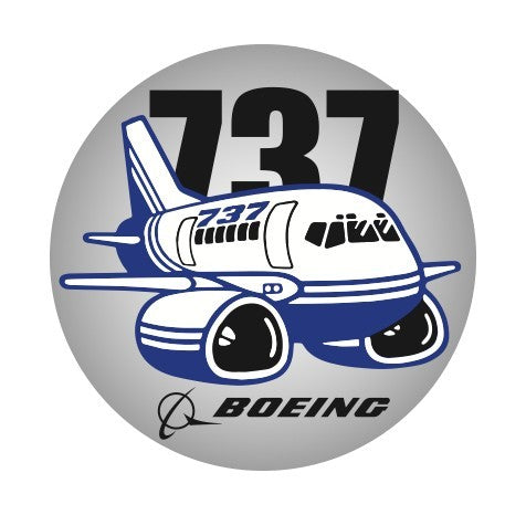 RBF現貨  BOEING 737 10CM STICKER 貼紙 S-C-737 *free shipping* 全球免運費