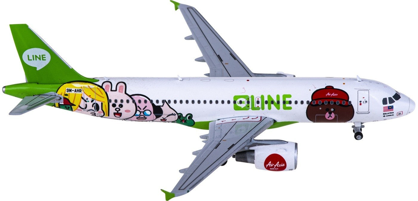 RBF現貨  1/400 AirAsia A320-216 LINE BT400-A320-001 *free shipping* 全球免運費