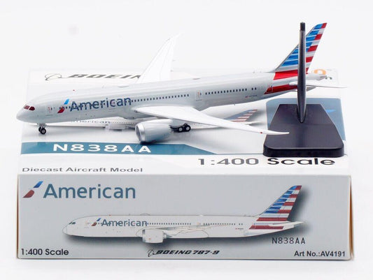 RBF現貨 AV 金屬 1/400 N838AA American 787-9 AV4191 *free shipping* 全球免運費