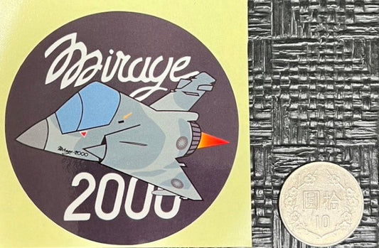 RBF現貨  ROCAF MIRAGE 2000 7CM STICKER 貼紙 P30-M2K *free shipping* 全球免運費