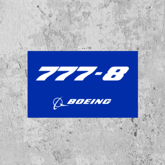 RBF 現貨 777-8 sticker 9.5x5.7cm 貼紙 S-B778 全球免運 Free Shipping Worldwide