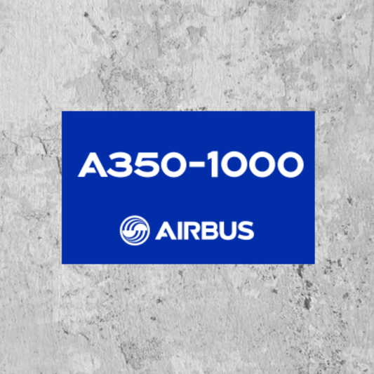 RBF 現貨 A350-1000 sticker 9.5x5.7cm 貼紙 S-A35K 全球免運 Free Shipping Worldwide