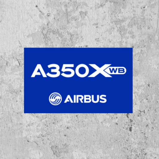 RBF 現貨 A350XWB sticker 9.5x5.7cm 貼紙 S-A350XWB 全球免運 Free Shipping Worldwide