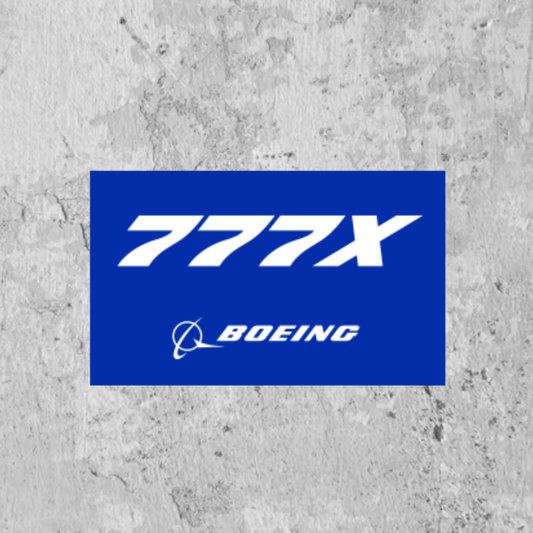 RBF 現貨 777X sticker 9.5x5.7cm 貼紙 S-B777X 全球免運 Free Shipping Worldwide