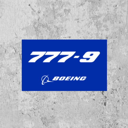 RBF 現貨 777-9 sticker 9.5x5.7cm 貼紙 S-B779 全球免運 Free Shipping Worldwide