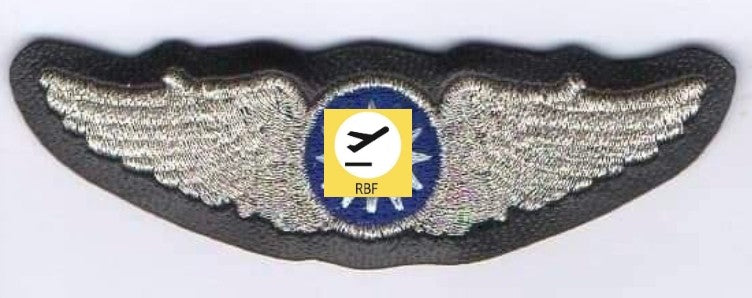 RBF絕版  ROCAF 飛鷹 銀 PATCH 臂章  ARM150-ROCAF *free shipping* 全球免運費