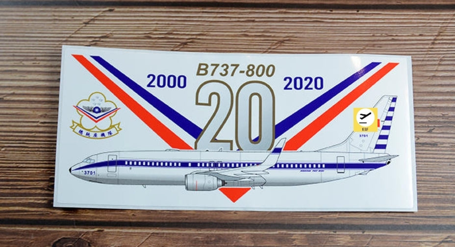 RBF絕版   Force One 737 PVC sticker 貼紙 S30-737AF1 *free shipping* 全球免運費