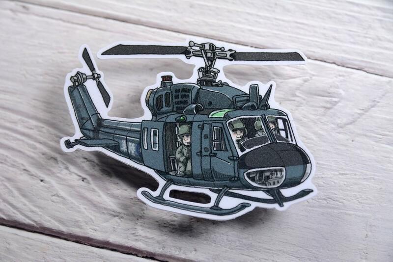 RBF現貨  Mr.Dom UH-1H PVC sticker 貼紙 S35-UH1H *free shipping* 全球免運費
