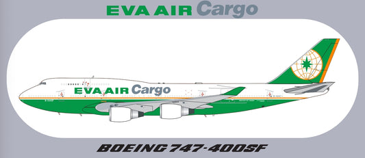 RBF現貨  EVA 747 CARGO 20CM STICKER 貼紙 S-R-747F-EVA *free shipping* 全球免運費