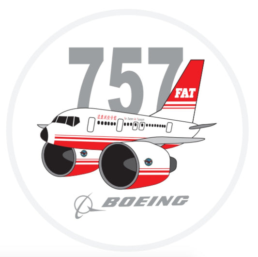 RBF現貨  FAR EASTERN 757 7CM STICKER 貼紙 S-C-757-FAT *free shipping* 全球免運費
