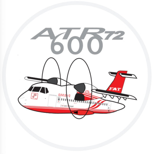 RBF現貨  FAR EASTERN ATR-72 7CM STICKER 貼紙 S-C-AT72-FAT *free shipping* 全球免運費