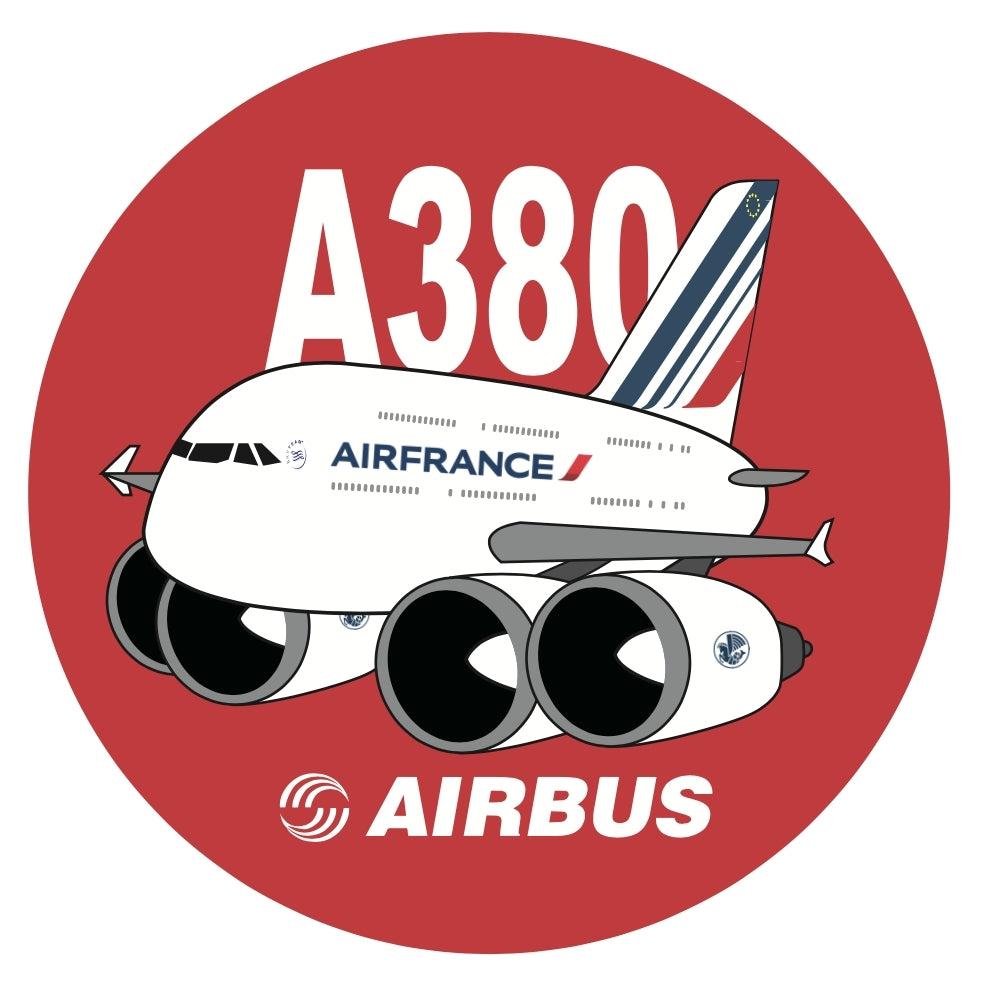 RBF現貨   AIR FRANCE A380 7CM STICKER 貼紙 S-C-380-AF *free shipping* 全球免運費