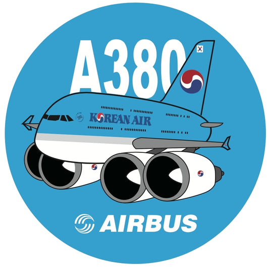 RBF現貨  KOREAN A380 7CM STICKER 貼紙 S-C-380-KA *free shipping* 全球免運費