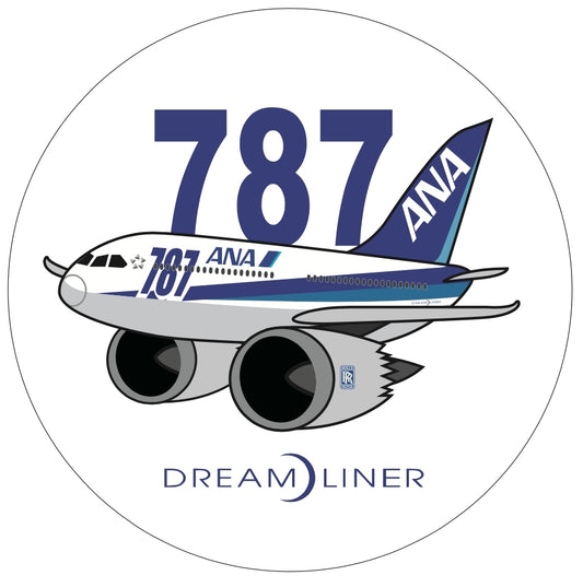 RBF現貨  ANA 787 7CM STICKER 貼紙 S-C-787-NH *free shipping* 全球免運費