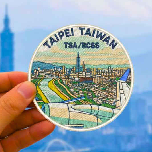 RBF現貨  Taipei TSA patch 9cm 臂章 ARM9-TTTRT *free shipping* 全球免運費