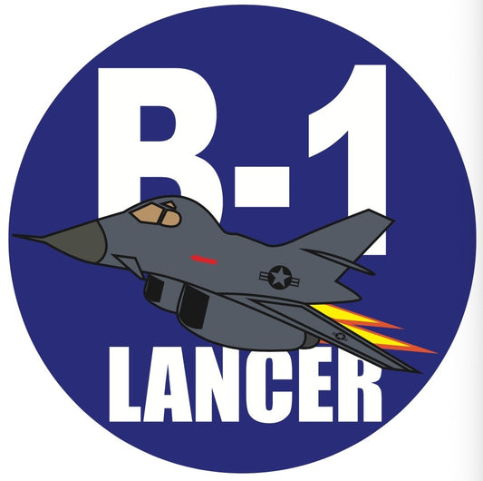 RBF現貨  B-1 7CM STICKER 貼紙 S-C-B1 *free shipping* 全球免運費
