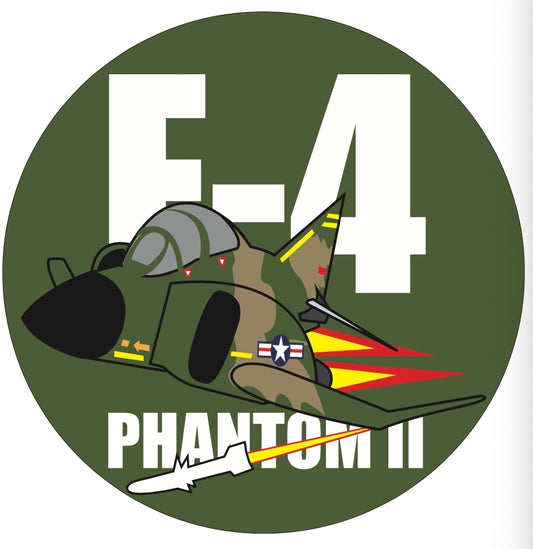 RBF現貨  USAF F-4 7CM STICKER 貼紙 S-C-F4-US *free shipping* 全球免運費