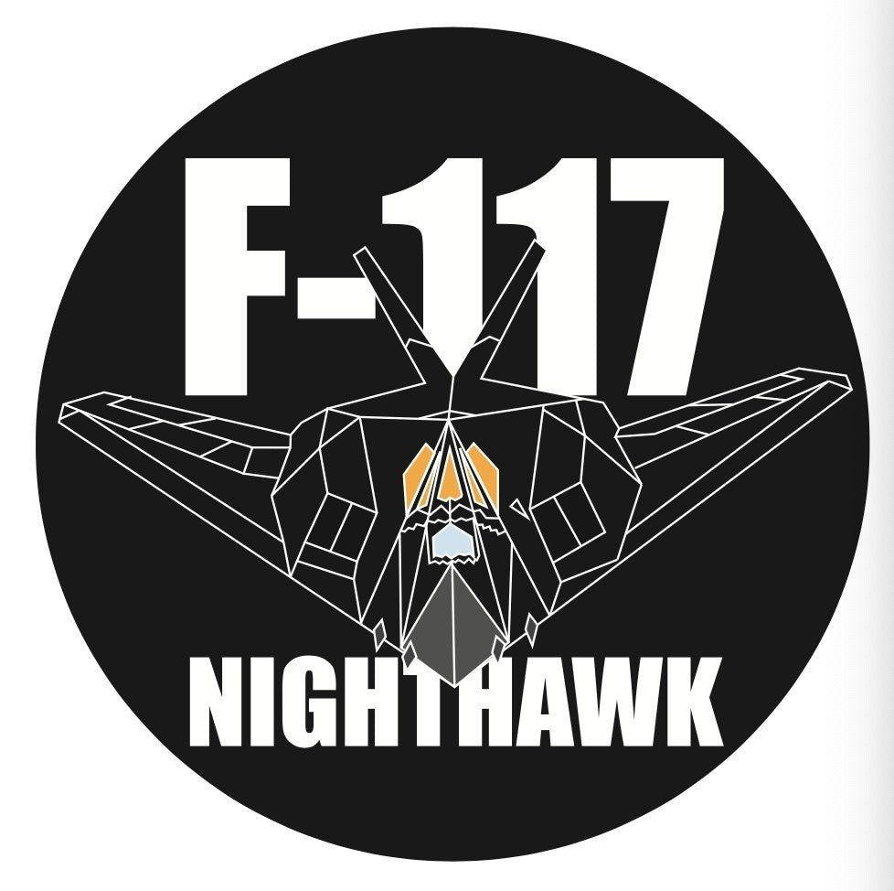 RBF現貨  F-117 7CM STICKER 貼紙 S-C-F117 *free shipping* 全球免運費