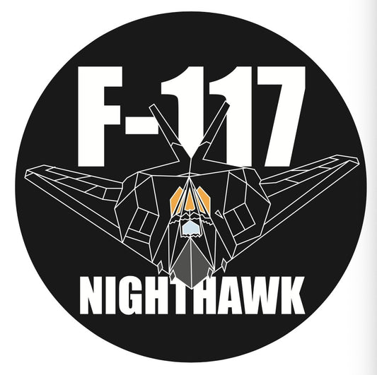 RBF現貨  F-117 7CM STICKER 貼紙 S-C-F117 *free shipping* 全球免運費