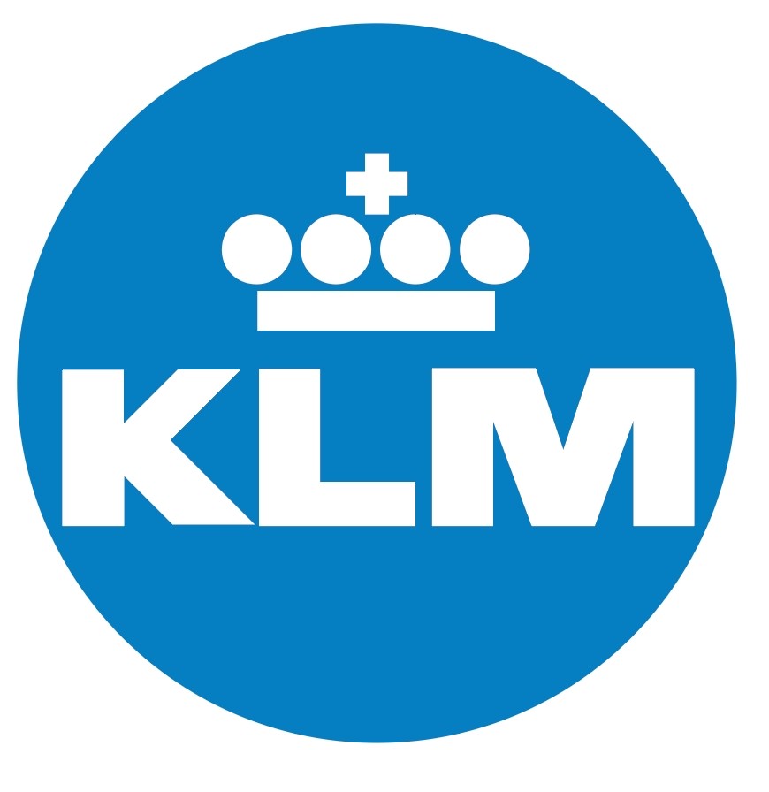 RBF現貨  KLM 7CM STICKER 貼紙 S-C-KLM *free shipping* 全球免運費