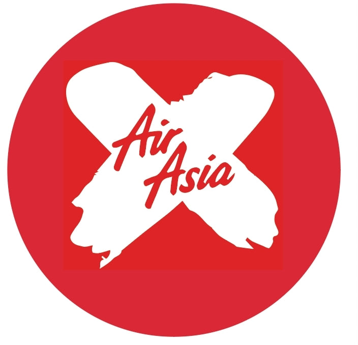 RBF現貨  AIR ASIA 7CM STICKER 貼紙 S-C-AK *free shipping* 全球免運費