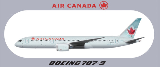 RBF現貨  AIR CANADA 787-9 9.5X5.7CM STICKER 貼 S-R-789-AC *free shipping* 全球免運費