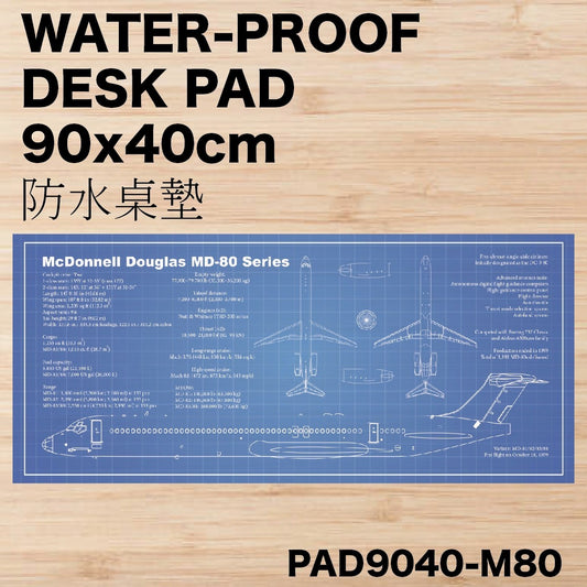 RBF絕版  MD-80 Desk pad 90x40cm 桌墊 PAD9040-M80 *free shipping* 全球免運費