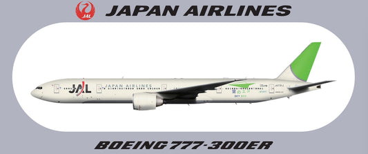 RBF現貨  JAPAN 777-300ER STICKER 20x8.8cm 貼紙 S-R-77W-JL-31J *free shipping* 全球免運費