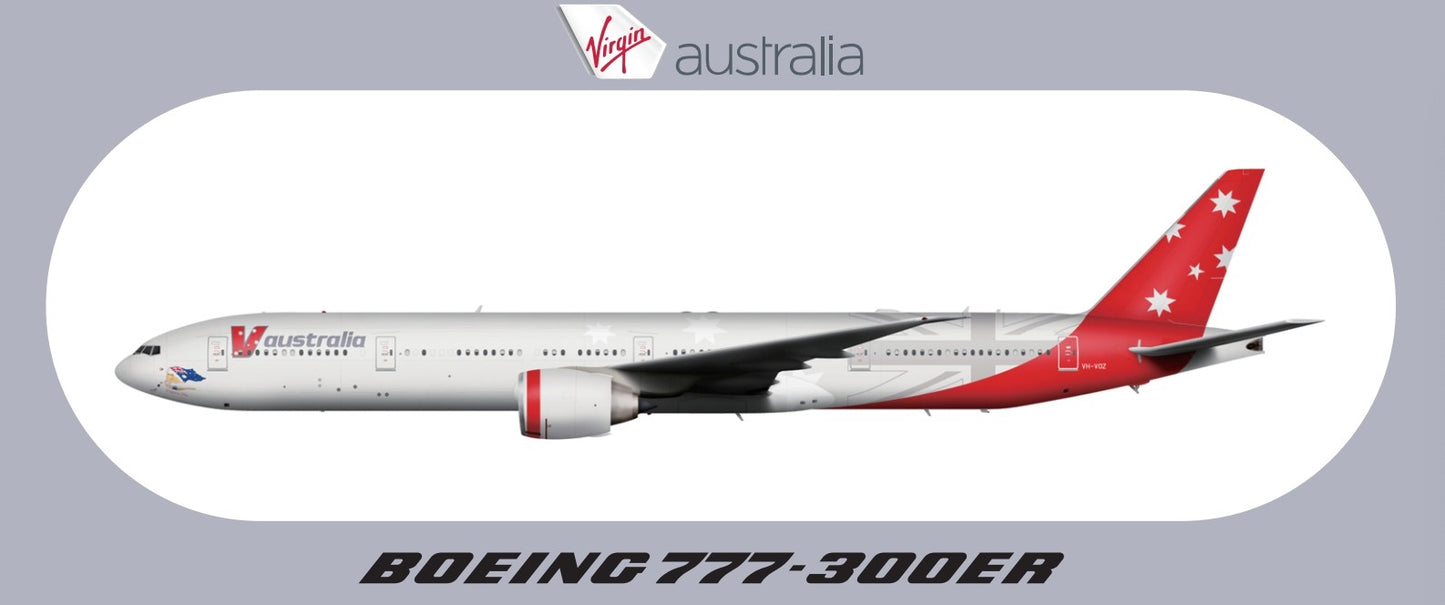 RBF現貨  VIRGIN 777-300ER STICKER 20x8.8cm 貼紙 S-R-77W-VA *free shipping* 全球免運費
