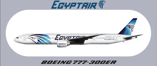RBF現貨  EGYPT 777-300ER STICKER 20x8.8cm 貼紙 S-R-77W-MS *free shipping* 全球免運費
