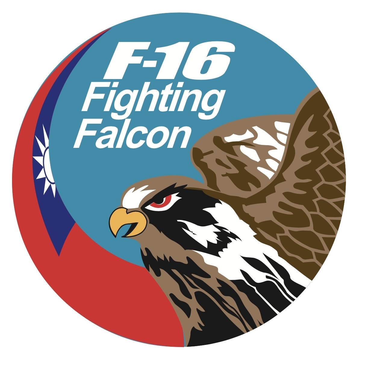 RBF現貨  ROCAF F-16 STICKER 10CM 貼紙 S-LGRC16A *free shipping* 全球免運費