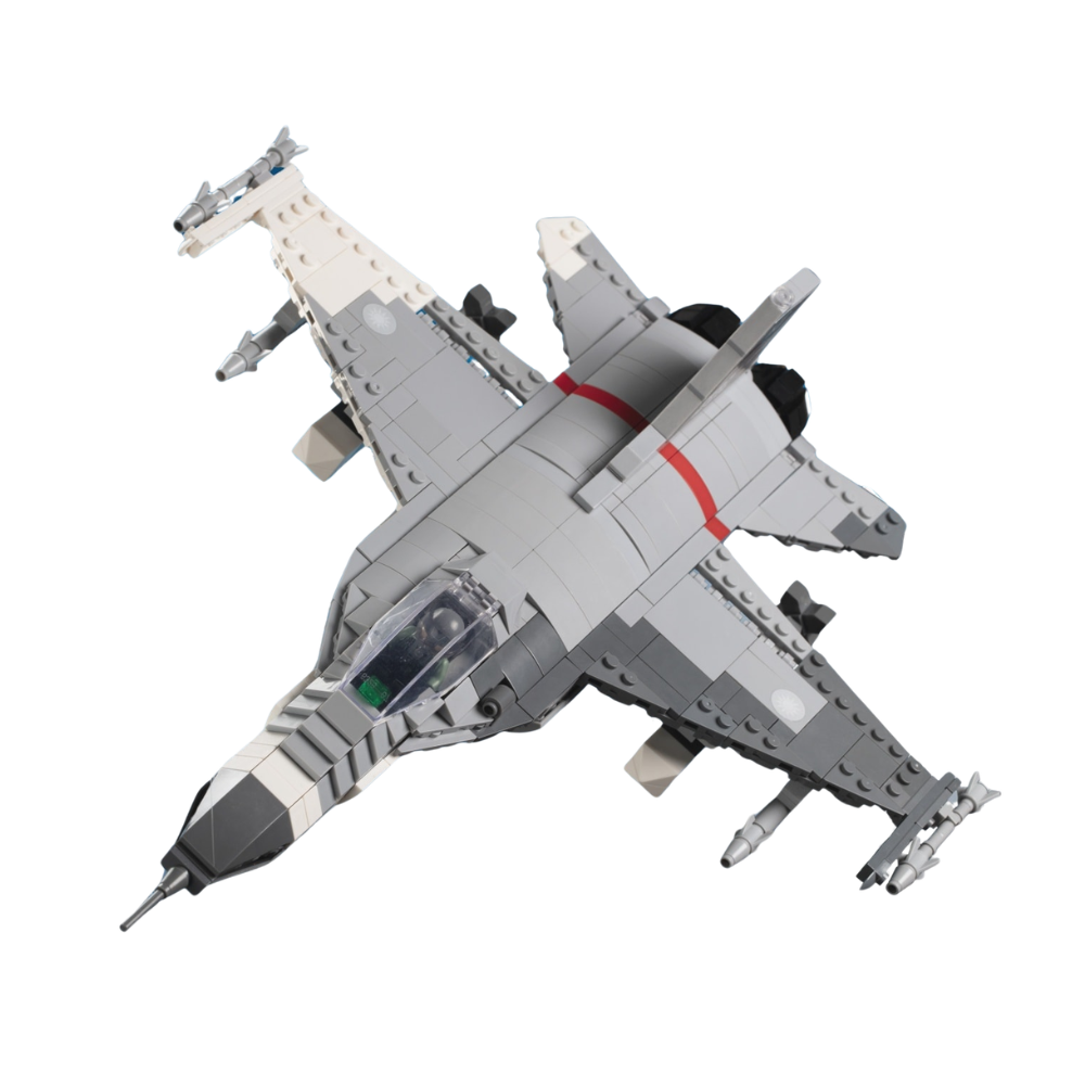 RBF絕版 ROCAF IDF Brick Kit 37cm 積木模型套件 MC18 *kostenloser Versand* 全球免運費