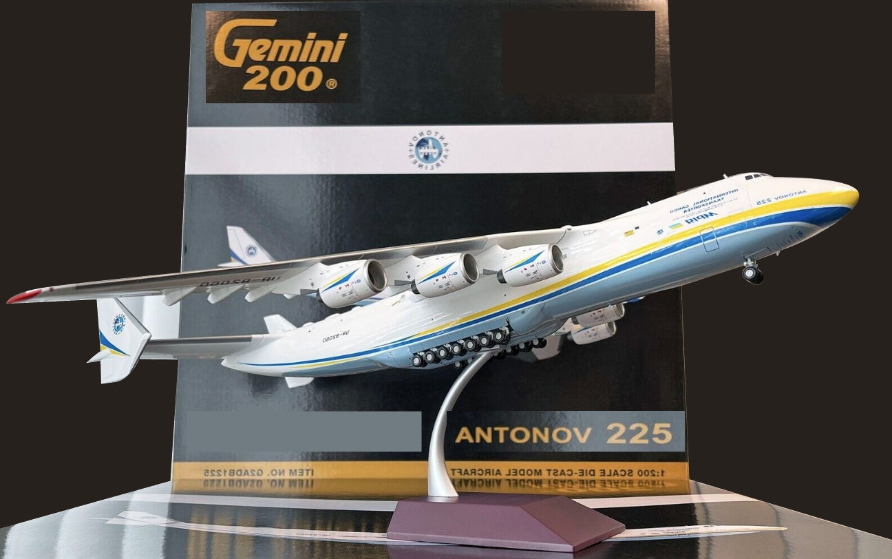 RBF絕版 GJ 金屬 1:200 Mriya AN225 Blue Yellow G2ADB1225 *free shipping* 全球免運費